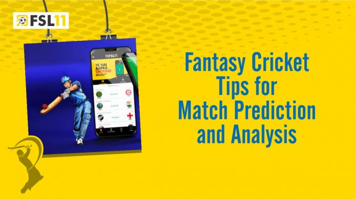 Fantasy Cricket Tips for Match Prediction and Analysis
