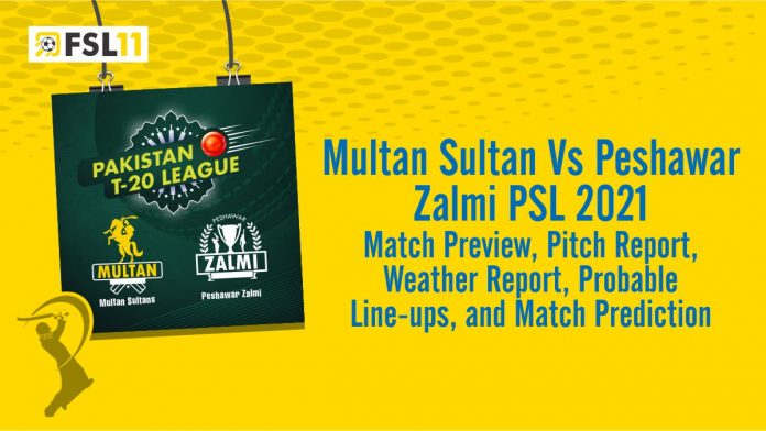 MS Vs PZ PSL Match 2021 Match Preview, Pitch Report, Weather Report, Probable Line-ups, and Match Prediction MS Vs PZ PSL Match 2021 Match Preview, Pitch Report, Weather Report, Probable Line-ups, and Match Prediction