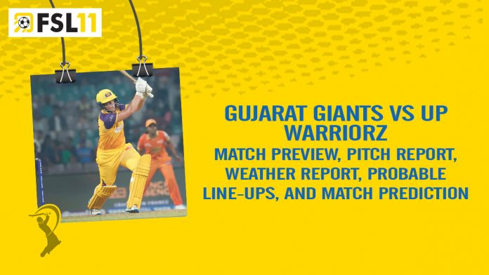Gujarat Giants and UP Warriorz
